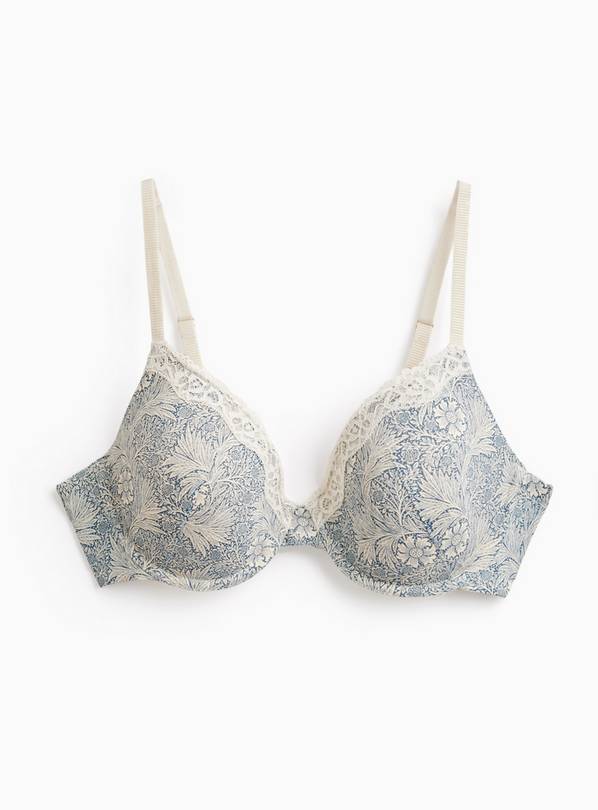 Tu x Morris & Co. Birch Floral T-Shirt Bra with Lace Trim 38B